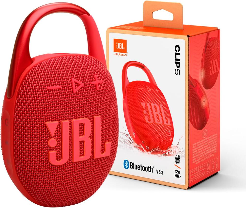 Parlante JBL Clip 5 Red (Rojo)