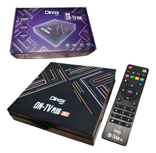 Tv Box Dinax Link 4K On-Tv Plus 8/128GB