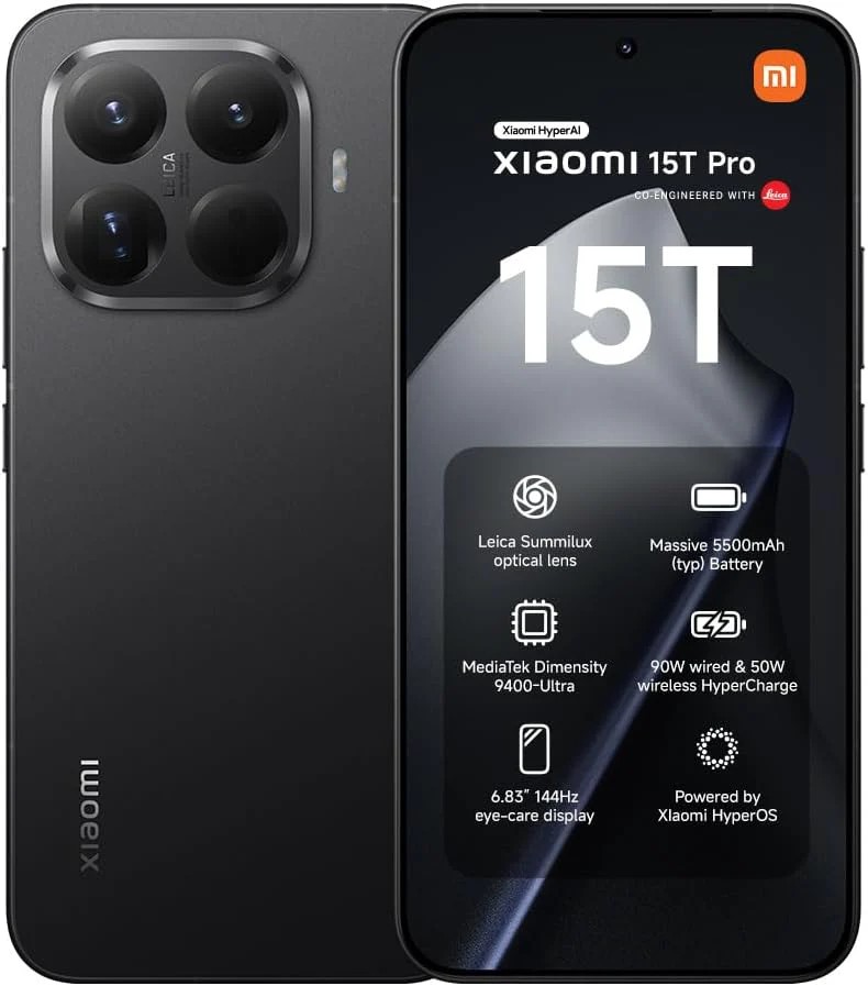 Xiaomi 15T Pro 5G 12/1TB - Midnight Black