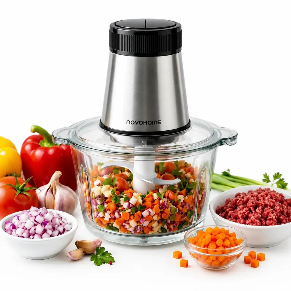 NovoHome Picadora De Alimentos 2Lts