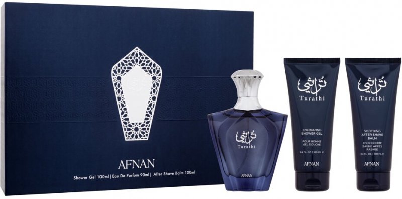 Afnan Turathi Blue Pour Homme EDP 90ml + x2 100ml