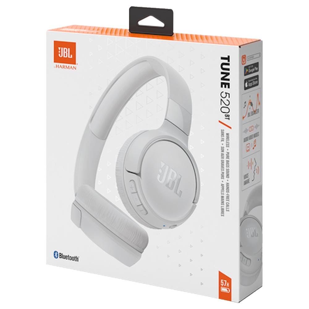 Auriculares JBL Vincha BT Tune 520 White (Blanco)