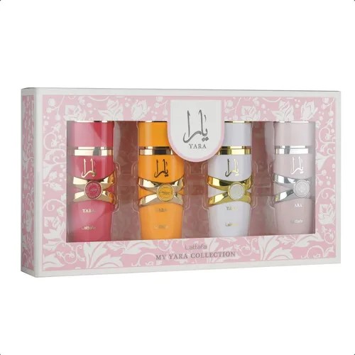 Lattafa Yara Kit EDP 4x25ml(Yara,Tous,Moi y Candy)