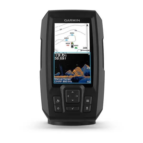 GPS Garmin Sonar Striker Vivid 4CV+Transductor 4"