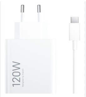 Cargador Para Celular Xiaomi Tipo C 120 W - Blanco