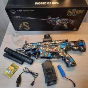 Arma Ametralladora Pistola Hidrogel Juguete Muni