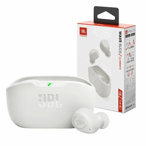 Auricular BT JBL Wave Buds 2 Blanco