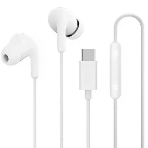 Auricular Xiaomi Tipo-C Con Microfono Blanco