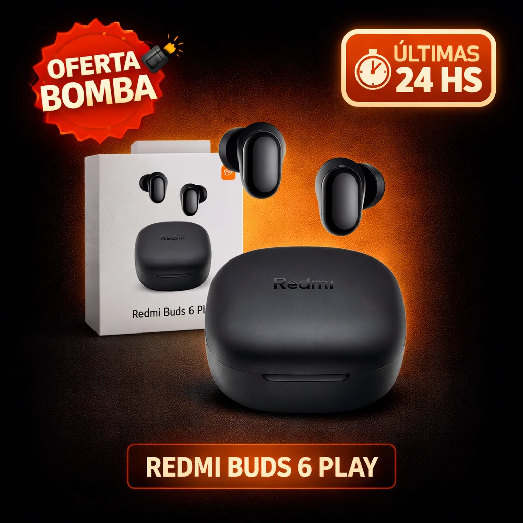 Auricular BT Redmi Buds 6 Play Negro