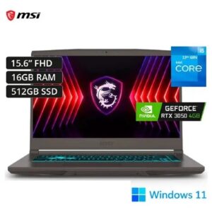NB MSI THIN 15 I5/16GB/512DDF/15.6/RTX30504G/E11