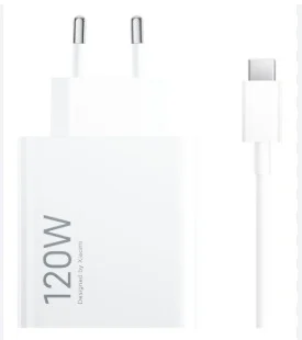 Cargador Para Celular Xiaomi Tipo C 120 W - Blanco