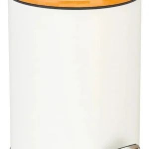 HogarActual Cesto De Residuos Acero 3Lts - Blanco