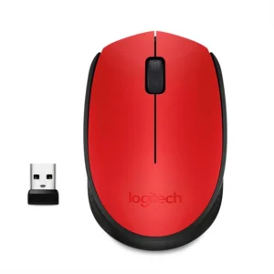 Logitech Mouse M170 Inalambrico - Rojo/Negro