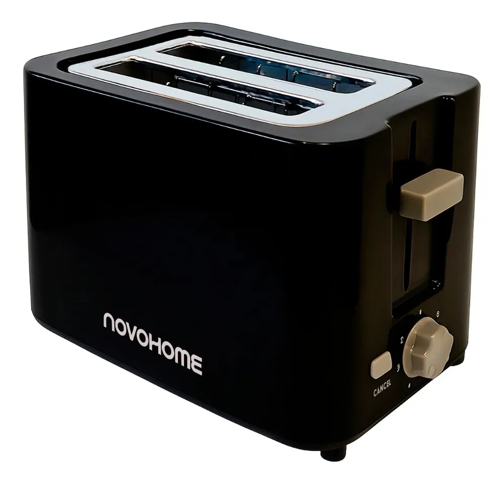 NovoHome Tostadora 2 Bahias NH-TO025N - Negro
