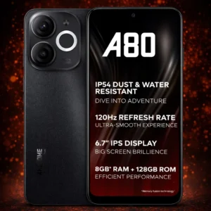Itel Awezome A80 4G 4+4/128GB - Black
