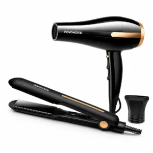 NovoHome Pack Beauty 2 En 1 Planchita + Secador
